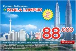 Balikpapan Flights to Kuala Lumpur