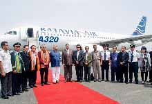 Batavia Air red carpet