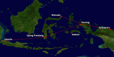 Express Air Flights To Sorong