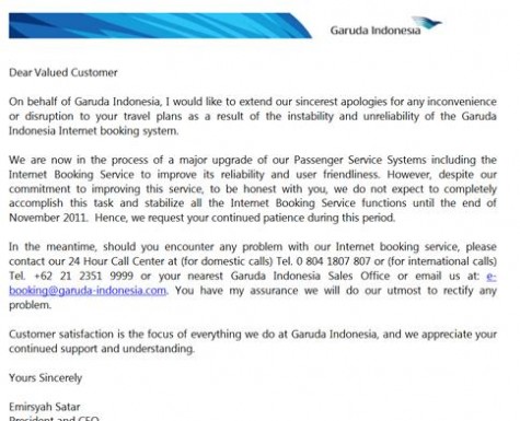 Garuda Apology #1