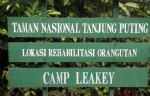 Camp Leakey sign