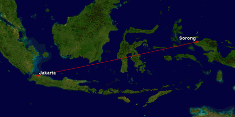 Express Air Jakarta and Sorong