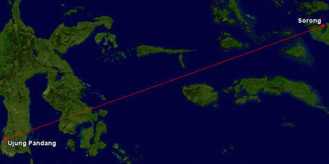 Express Air Makassar and Sorong