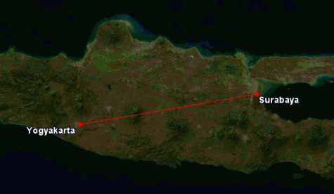 Express Air Surabaya and Yogyakarta