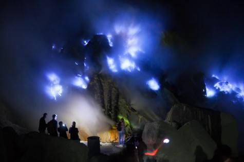 Ijen Plateau's Blue Flame